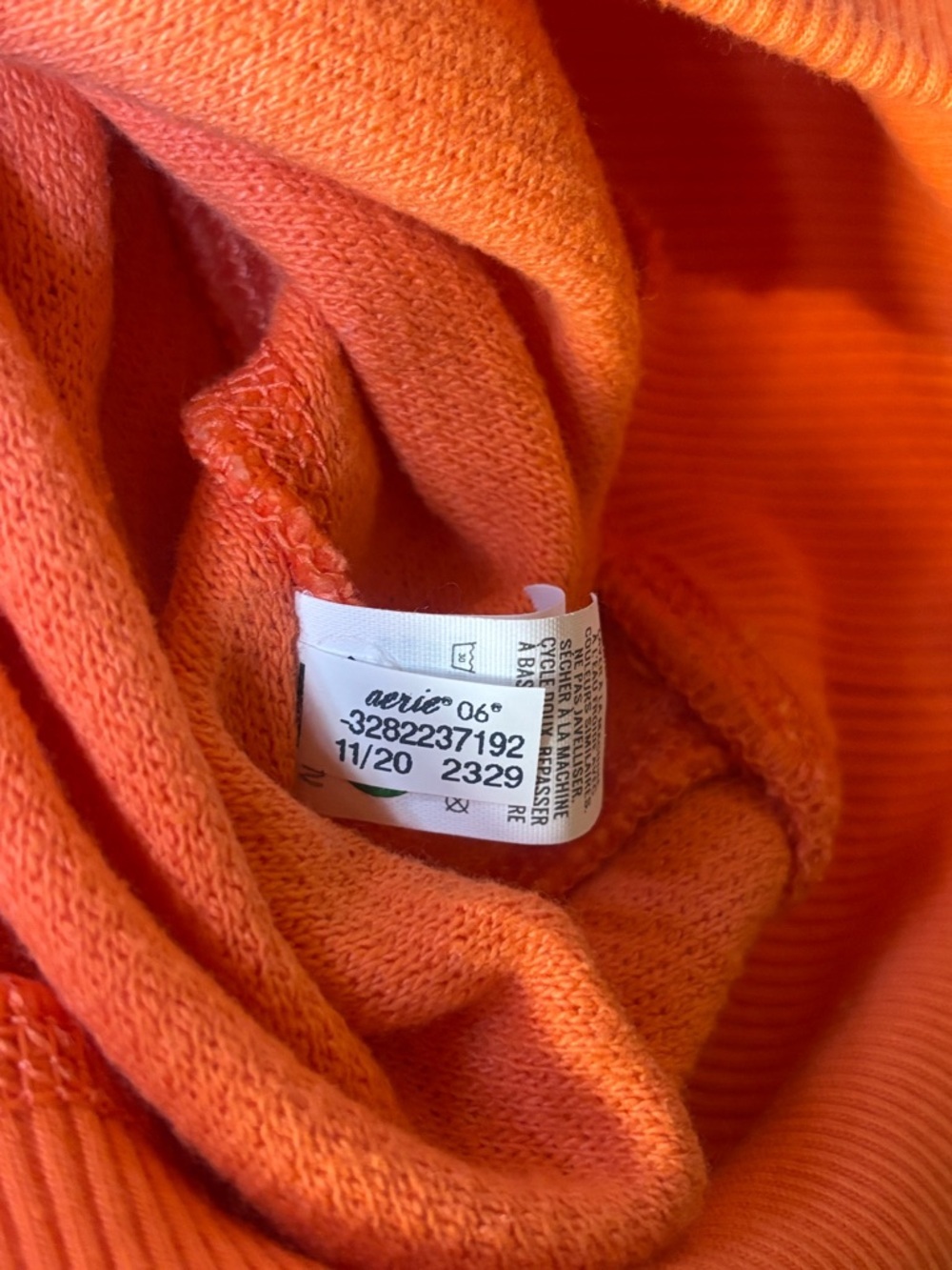 Aerie sweatshirt - orange size small - Picture 6 of 6